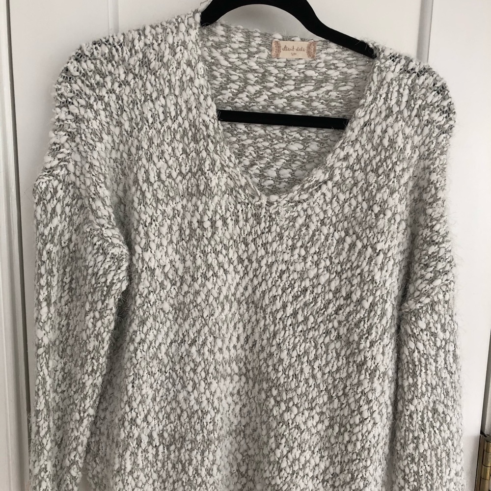 White and great pullover sweater